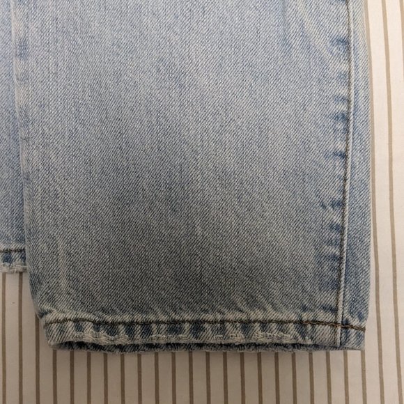 Madewell Sky Blue Straight Leg Jeans - Picture 10 of 10